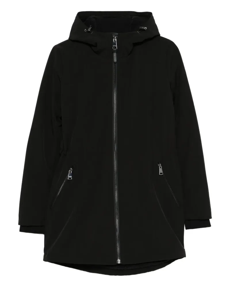 DKNY Kapuzenjacke mit Reißverschluss - Schwarz Schwarz