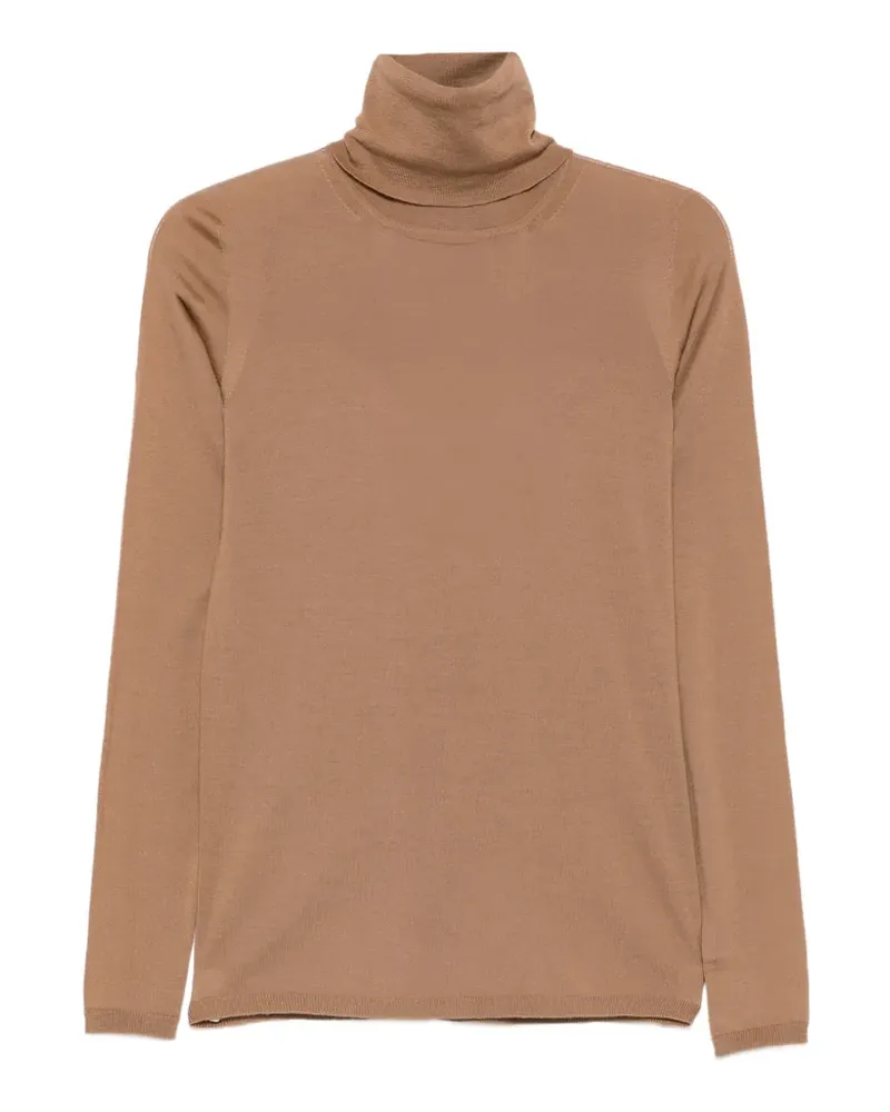 Max Mara Klassischer Rollkragenpullover - Nude Nude
