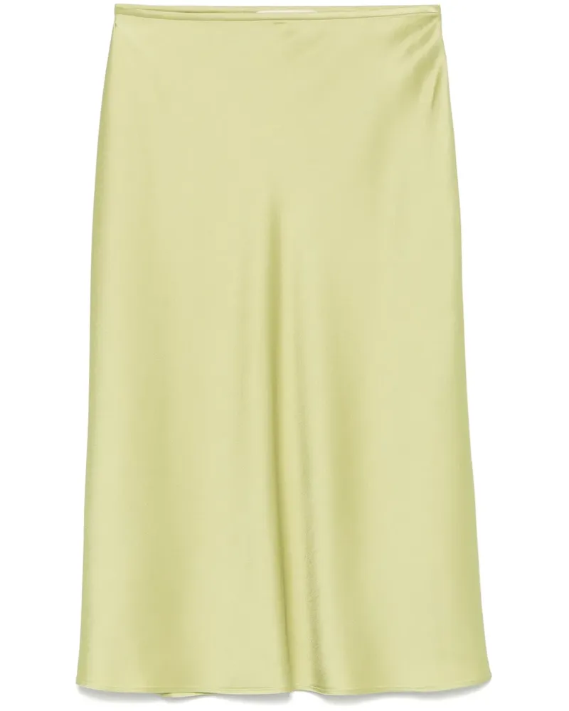Blumarine Midirock aus Satin - Grün Grün