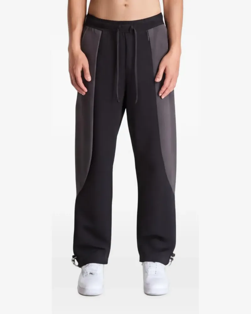 Nike Tech Fleece Jogginghose in Colour-Block-Optik - Schwarz Schwarz