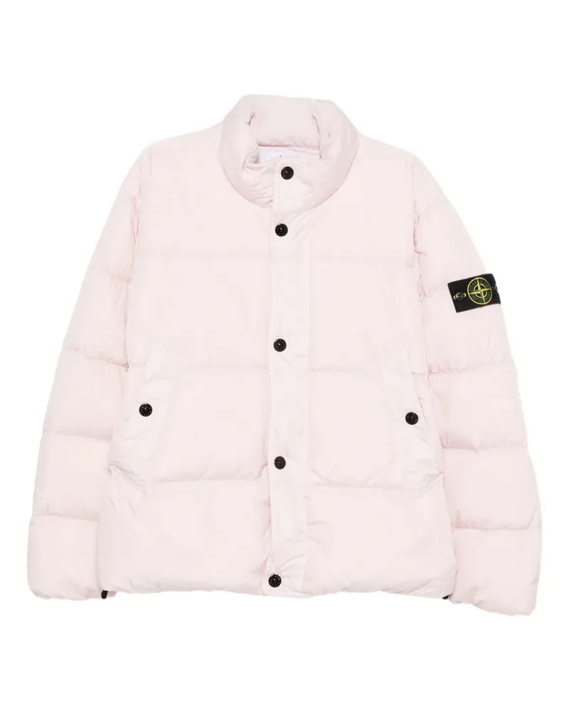 Stone Island Gefütterte Jacke mit Logo-Patch - Rosa Rosa