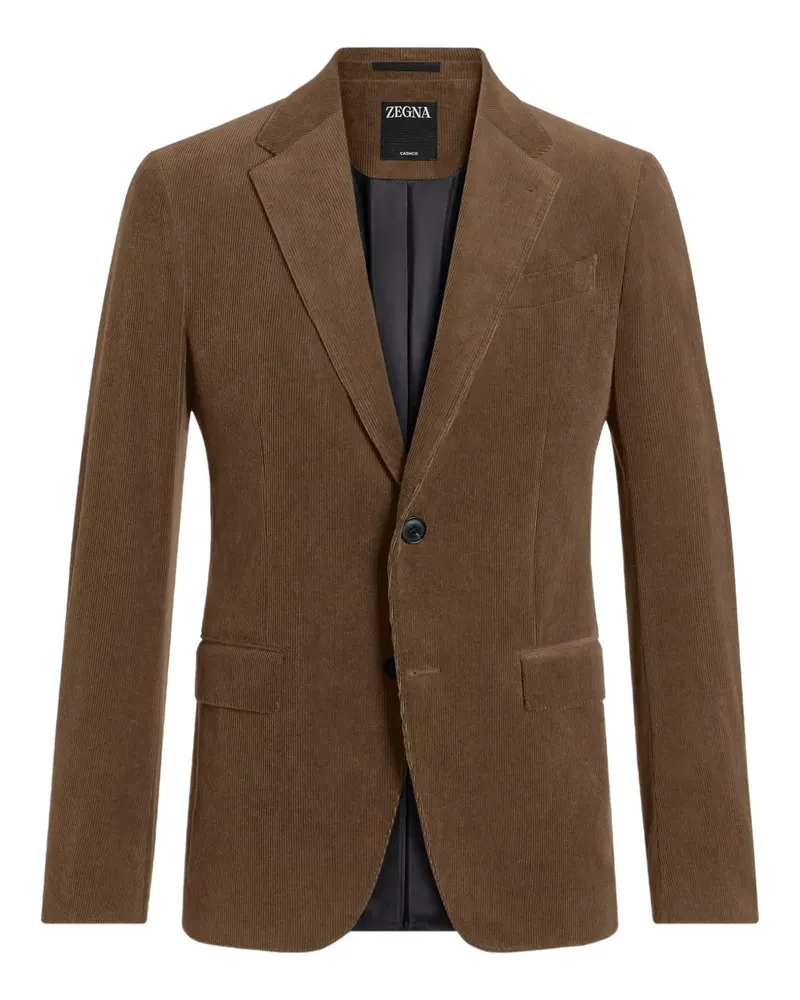 Ermenegildo Zegna Cashco corduroy blazer - Braun Braun