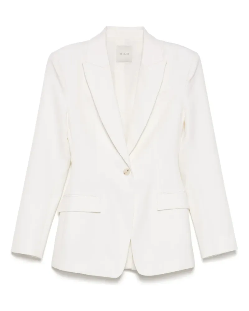 St. Agni Contour Blazer - Weiß Weiß