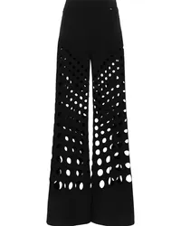 NISSA Palazzohose mit Cut-Outs Schwarz