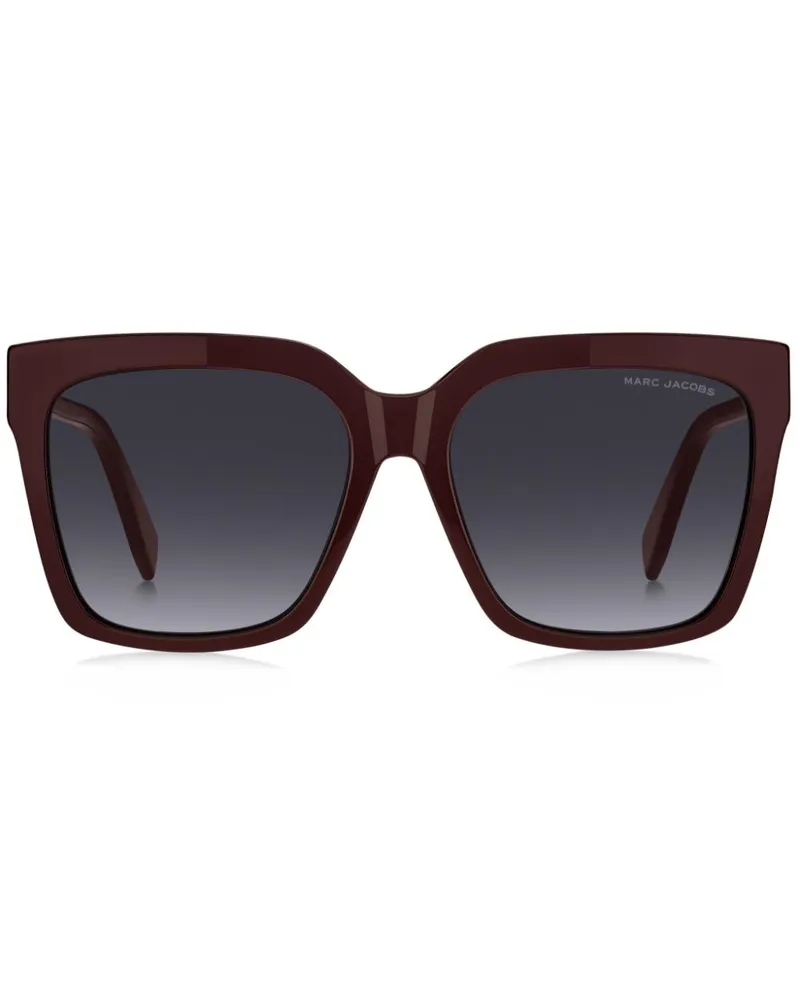 Marc Jacobs Sonnenbrille mit eckigem Gestell - Rot Rot