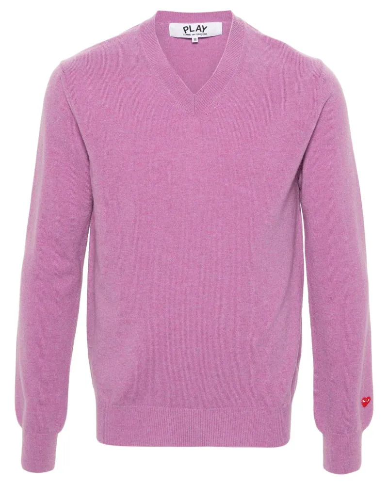 Comme des Garçons Pullover mit Logo-Applikation - Violett Violett
