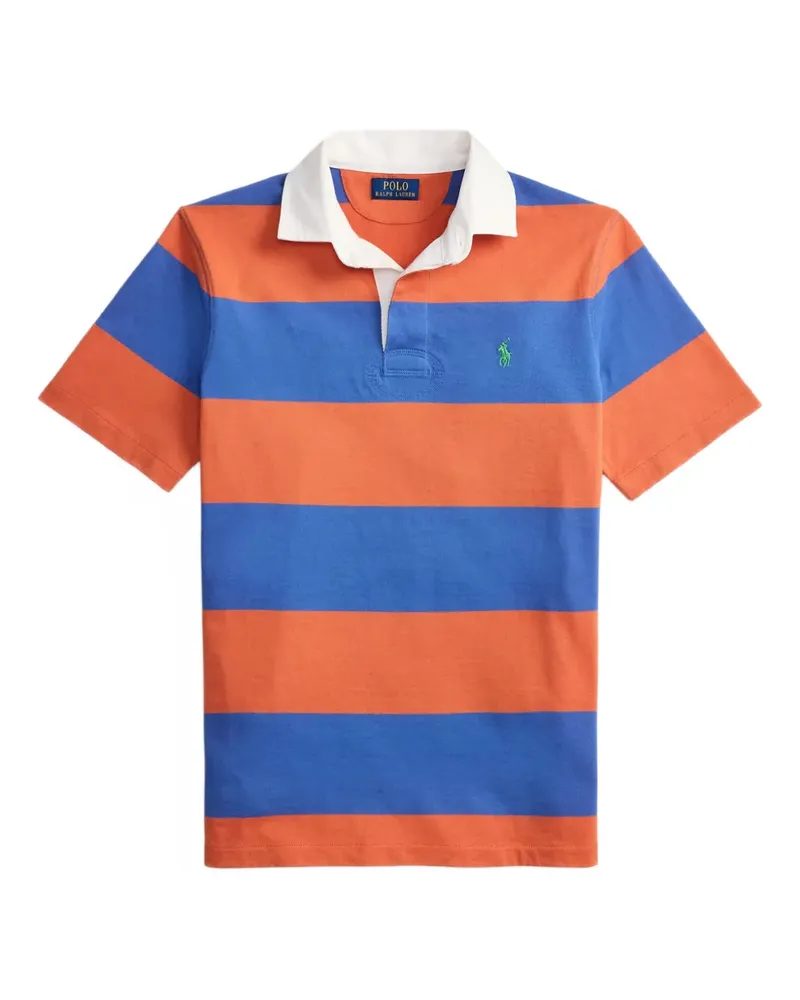 Ralph Lauren Gestreiftes Poloshirt - Orange Orange