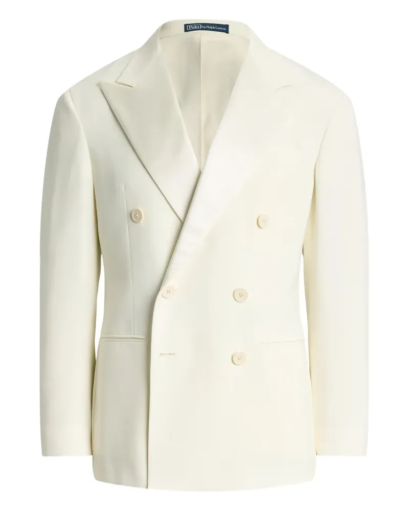 Ralph Lauren Doppelreihiger Anzug - Weiß Weiß
