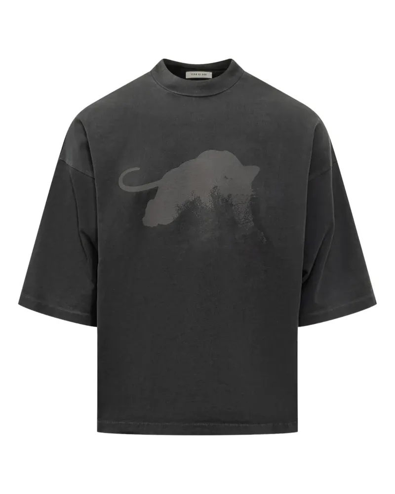 Fear of God Le Panteres T-Shirt mit Print - Grau Grau
