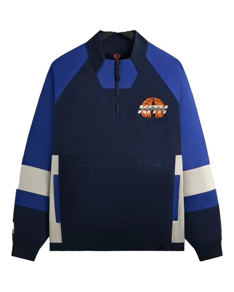 KITH quarter zip sweater - Blau Blau