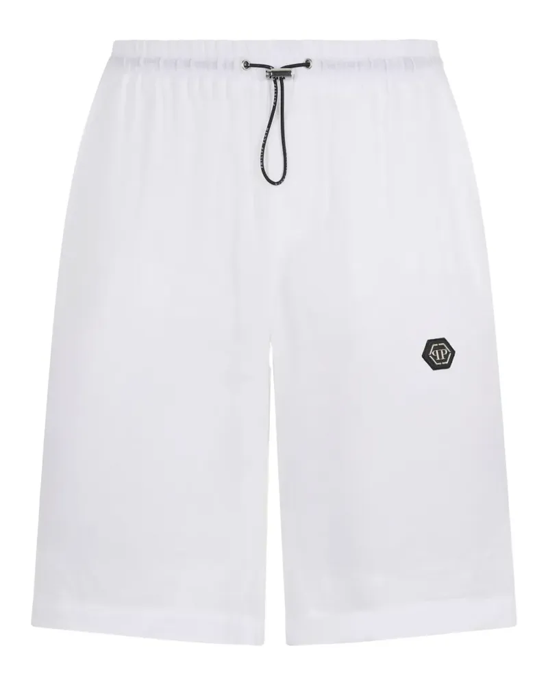 Philipp Plein drawstring-waist shorts - Weiß Weiß
