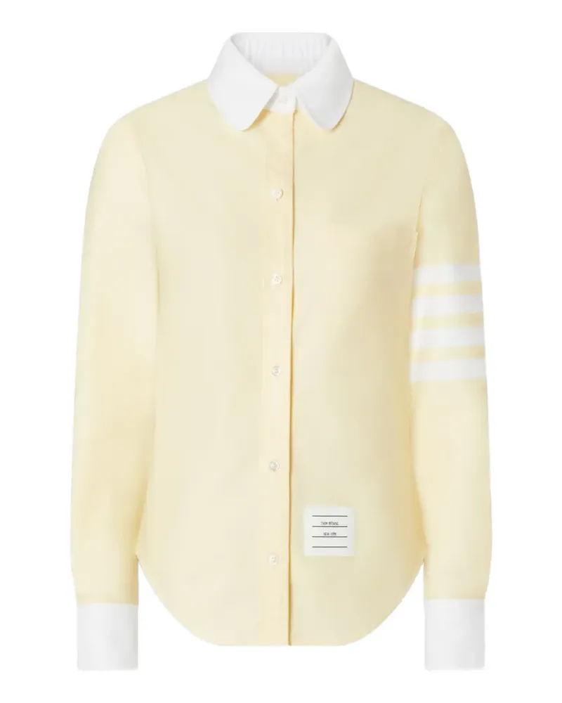 Thom Browne 4-Bar Oxford-Hemd - Gelb Gelb