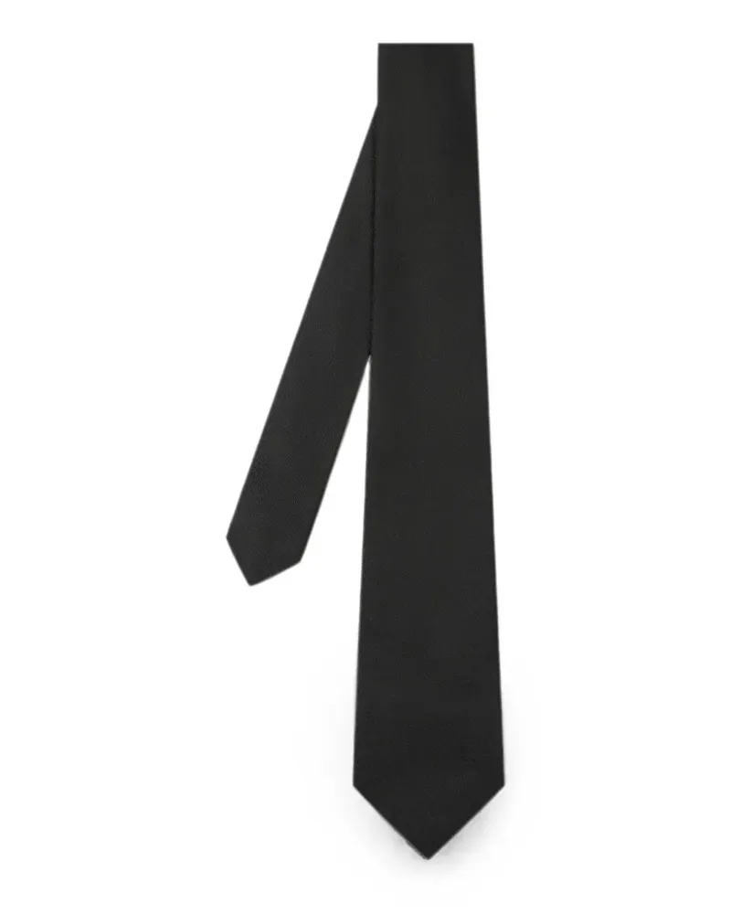 Paul Smith Klassische Seidenkrawatte - Schwarz Schwarz
