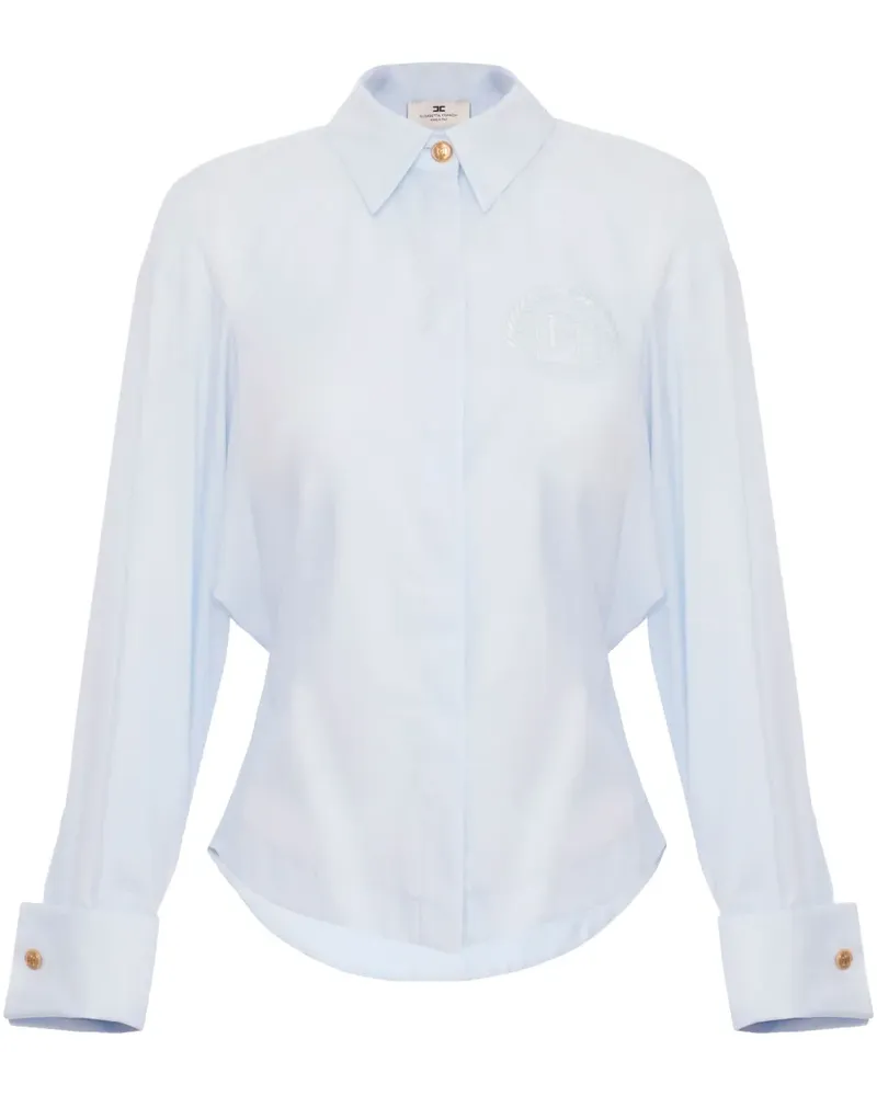 Elisabetta Franchi Hemd mit Stickerei - Blau Blau