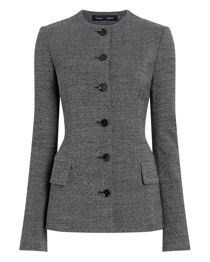 Proenza Schouler Annemarie Jacke mit Knopfverschluss - Grau Grau