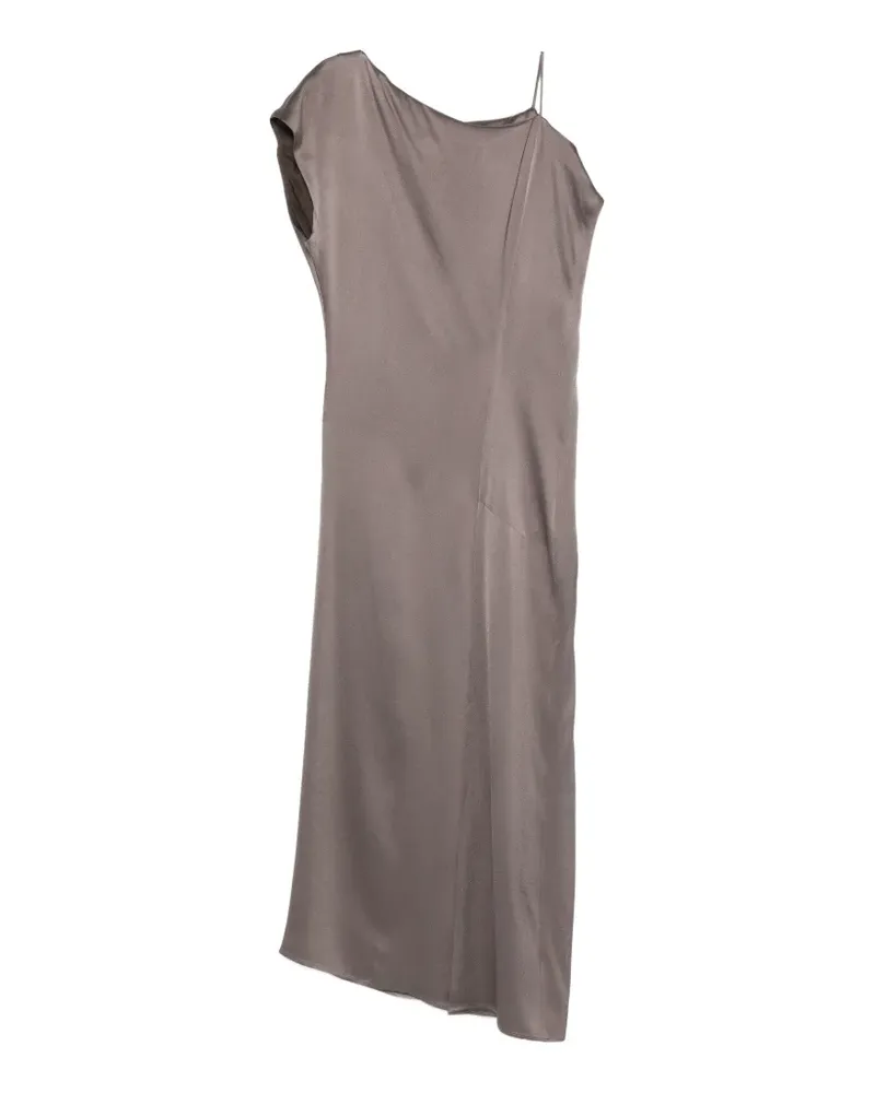ALYSI Asymmetrisches Midikleid - Grau Grau
