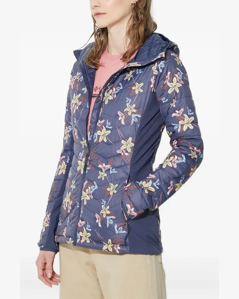 Columbia Sportswear Company Steppjacke mit Blumen-Print - Blau Blau