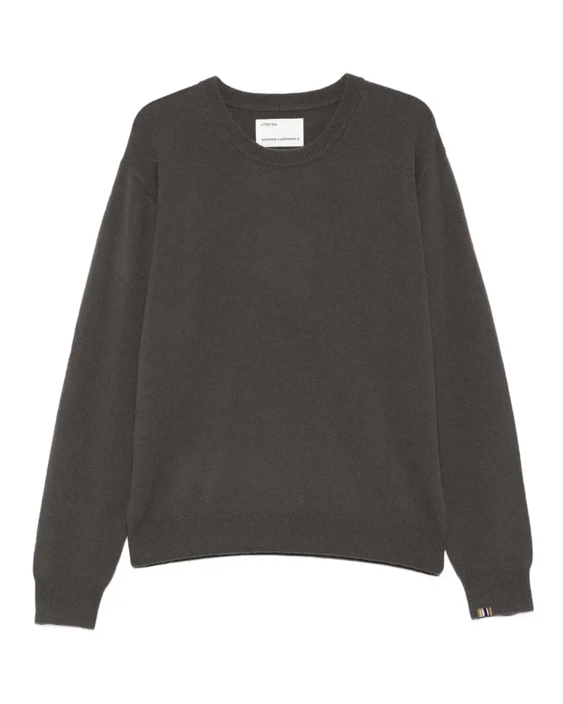 extreme cashmere Strick mit rundem Ausschnitt - Grau Grau