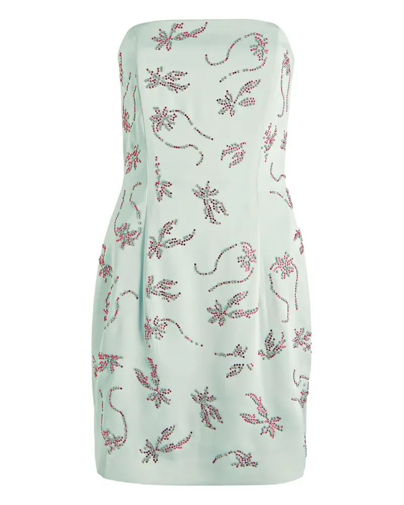 16ARLINGTON Frasia embellished strapless mini dress - Blau Blau