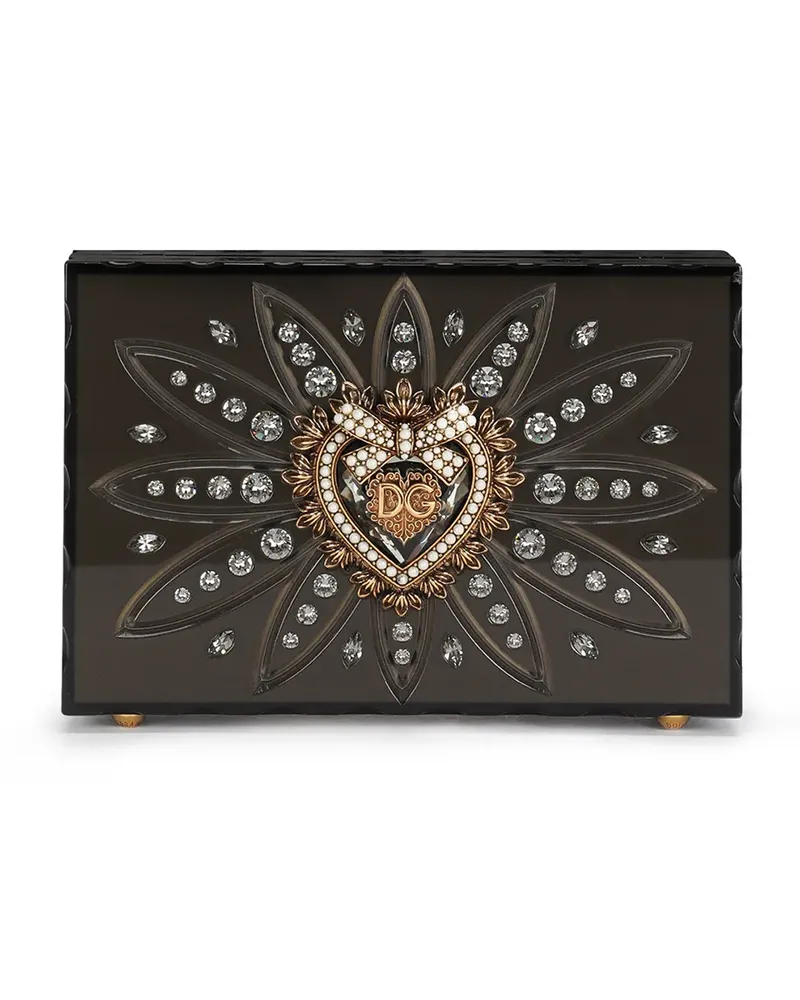 Dolce & Gabbana Mini Devotion Umhängetasche - Grau Grau