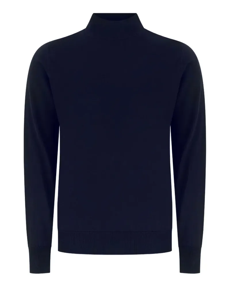Alpha Studio high-neck sweater - Blau Blau