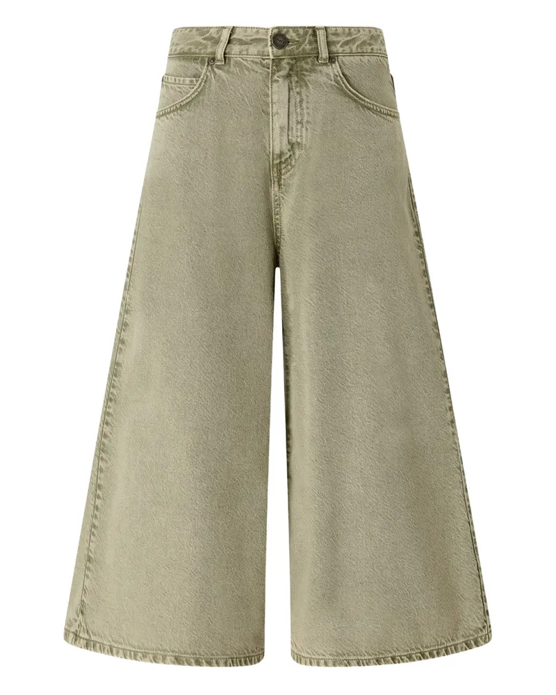 Pinko Jeans mit weitem Bein - Grün Grün