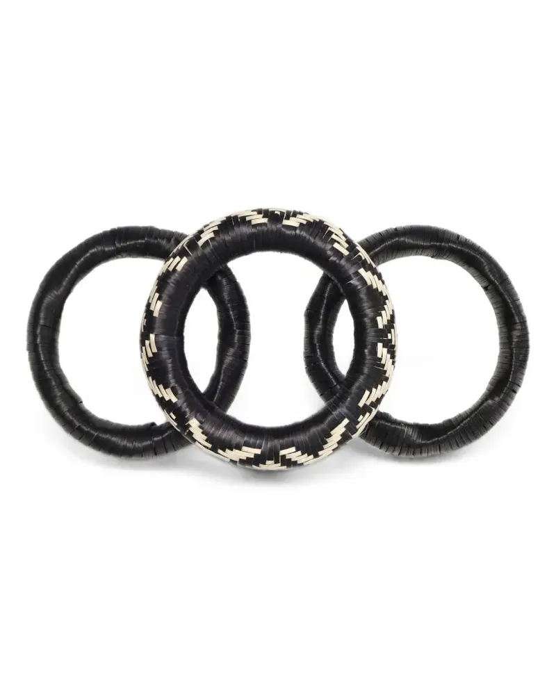 Johanna Ortiz Nomad Queen Bejuco Armreif - Schwarz Schwarz