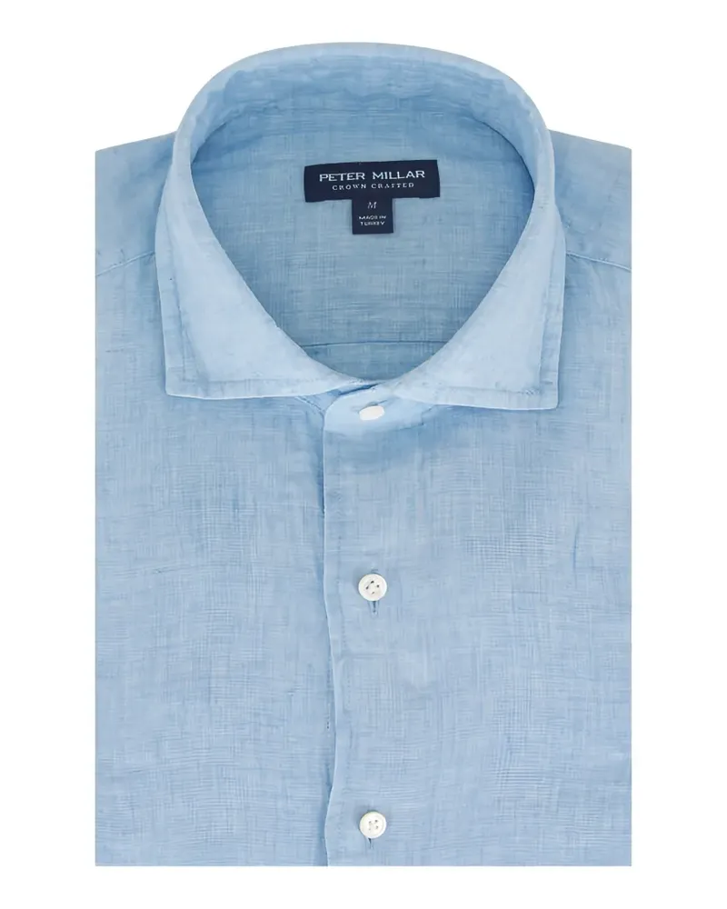 Peter Millar buttoned linen shirt - Blau Blau