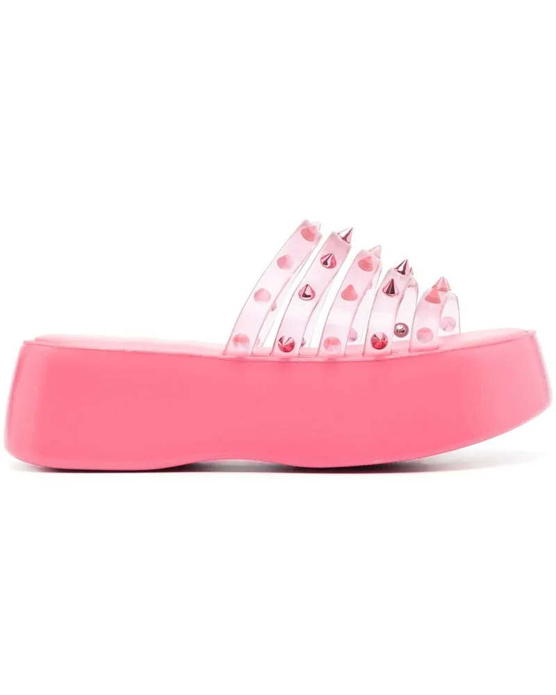 Jean Paul Gaultier x Melissa Becky Punk Love Mules 60mm - Rosa Rosa
