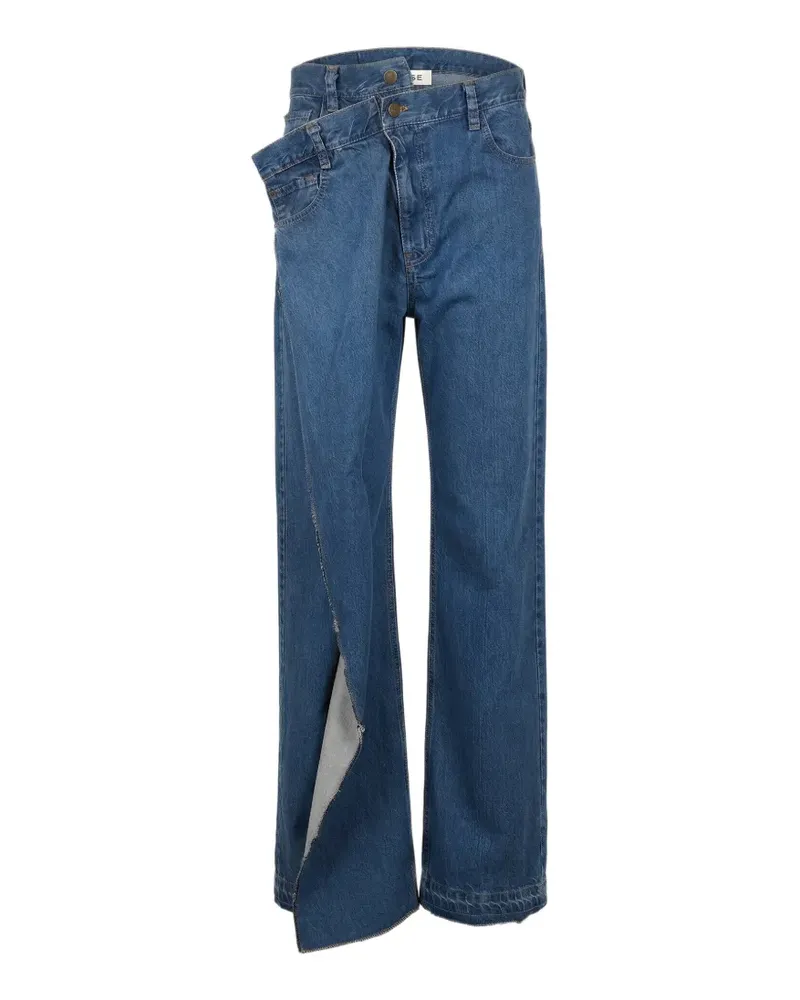 Monse cross-over jeans - Blau Blau