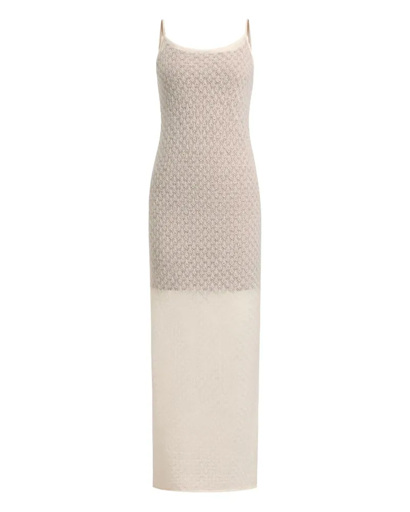 12 STOREEZ Crystal Kleid - Weiß Weiß
