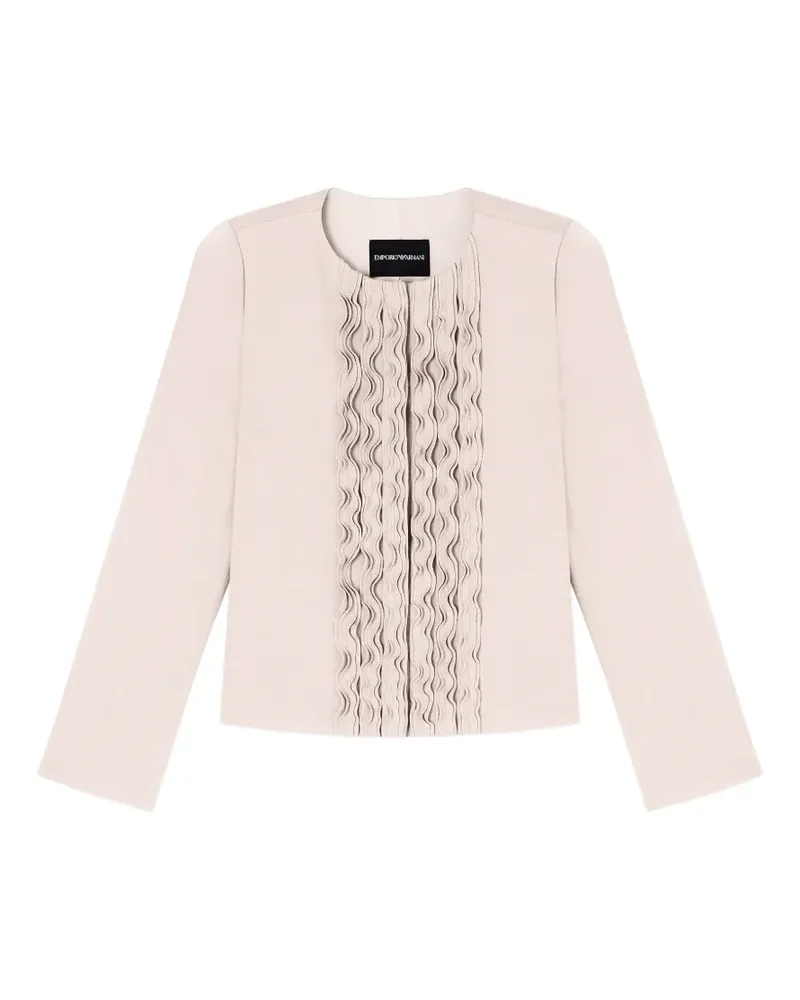 Emporio Armani Jacke mit Rüschen - Nude Nude