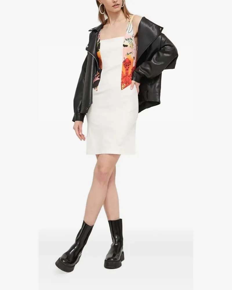 Desigual Kleid mit Blumen-Print - Weiß Weiß