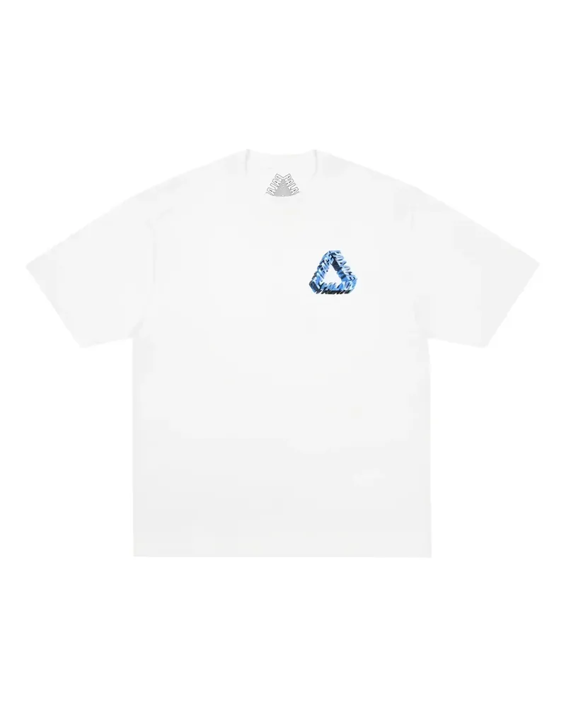 PALACE P3 T-Shirt mit Logo - Weiß Weiß