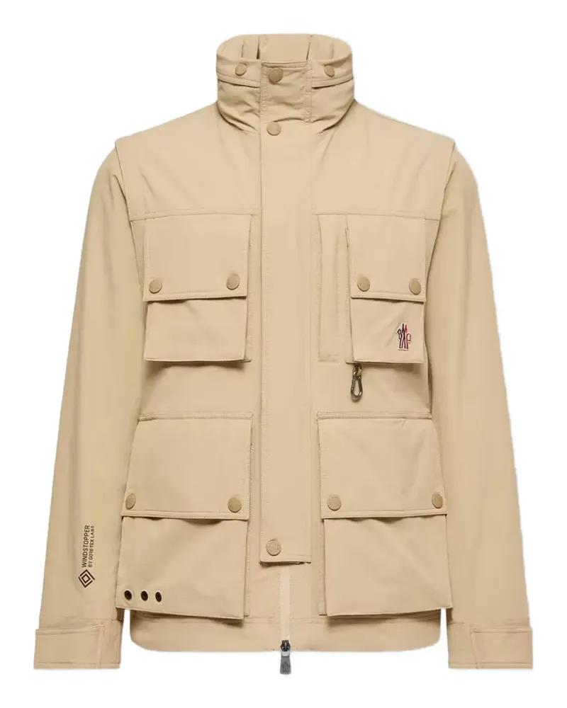 Moncler Lione hooded jacket - Nude Nude