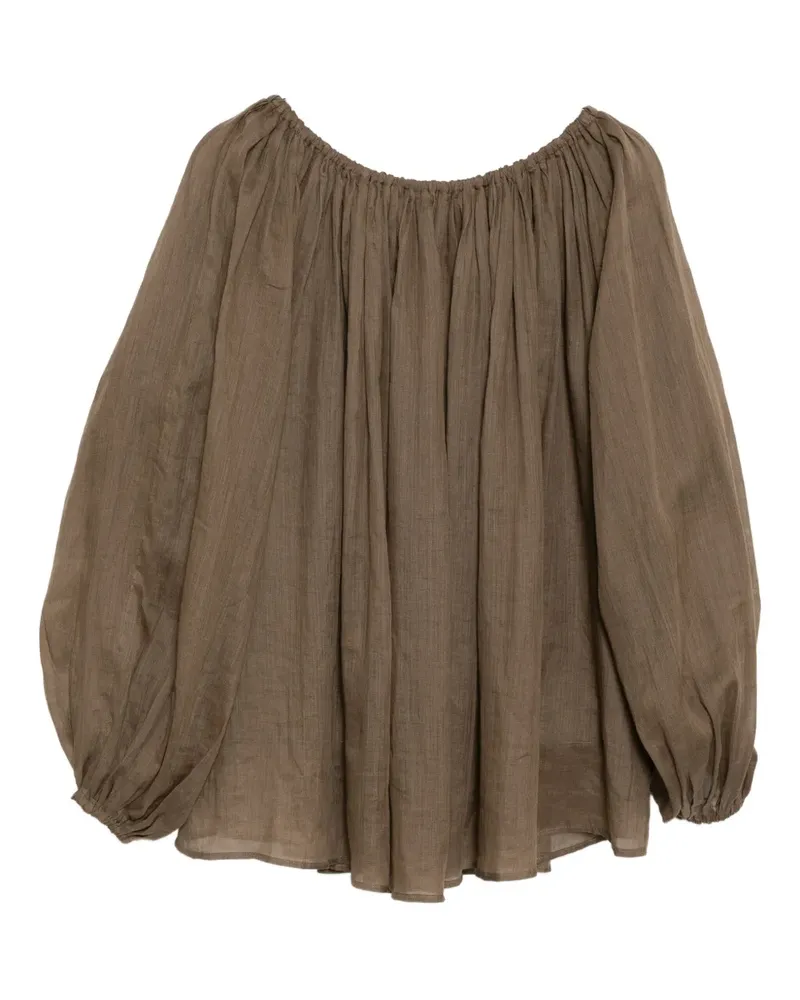 Bambah Petra Bluse - Braun Braun