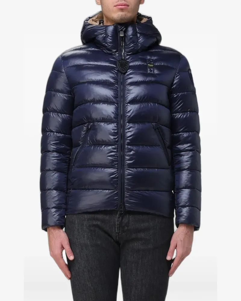Blauer Adams zip-fastening padded coat Blau