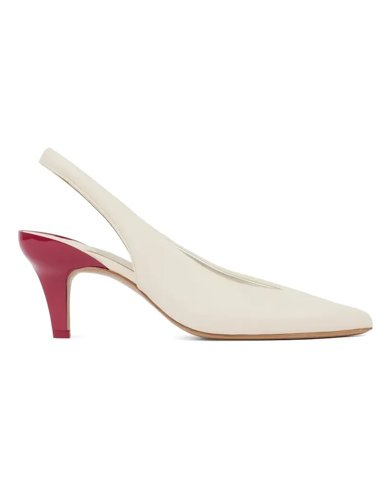 Chloé pointed-toe slingback pumps - Nude Nude