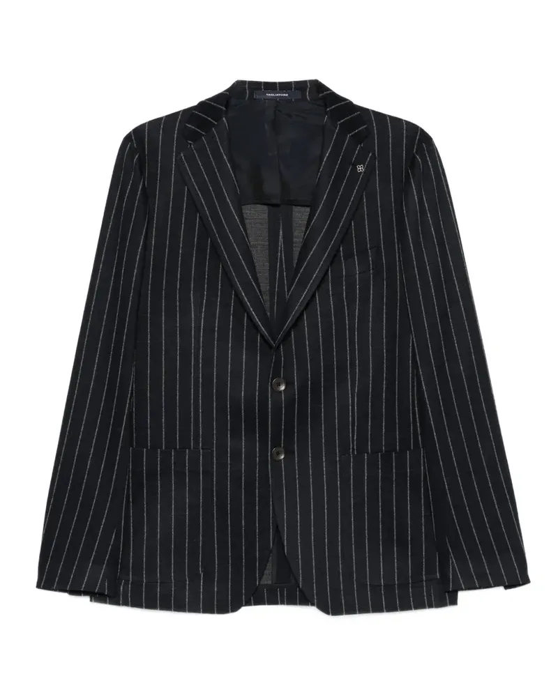 Tagliatore striped blazer - Blau Blau