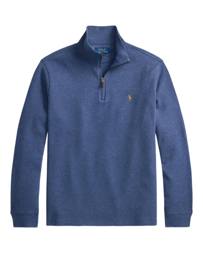 Ralph Lauren Estate Pullover mit Viertelreißverschluss - Blau Blau
