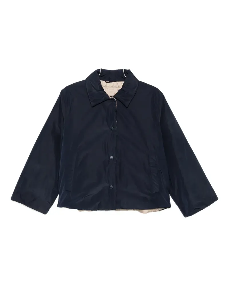 Max Mara button-up collared jacket - Blau Blau