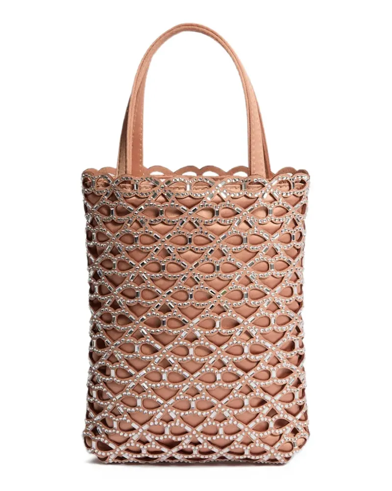 Anya Hindmarch Mini Glebe Tote Bag mit Verzierung - Rosa Rosa