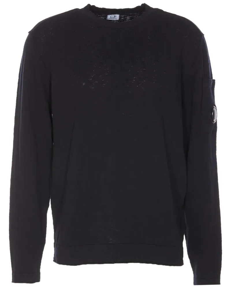 C.P. Company Pullover im Distressed-Look - Blau Blau