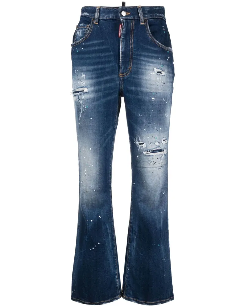 Dsquared2 Ausgestellte Jeans - Blau Blau