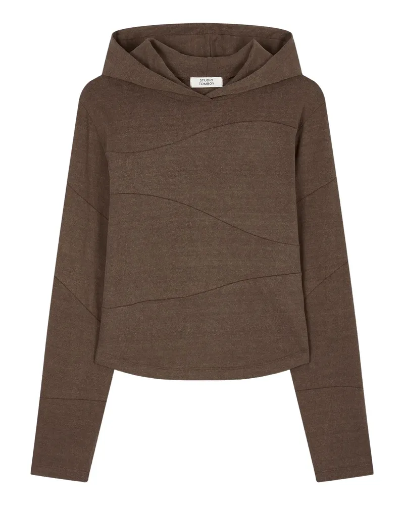 STUDIO TOMBOY Wabeline Hoodie - Braun Braun