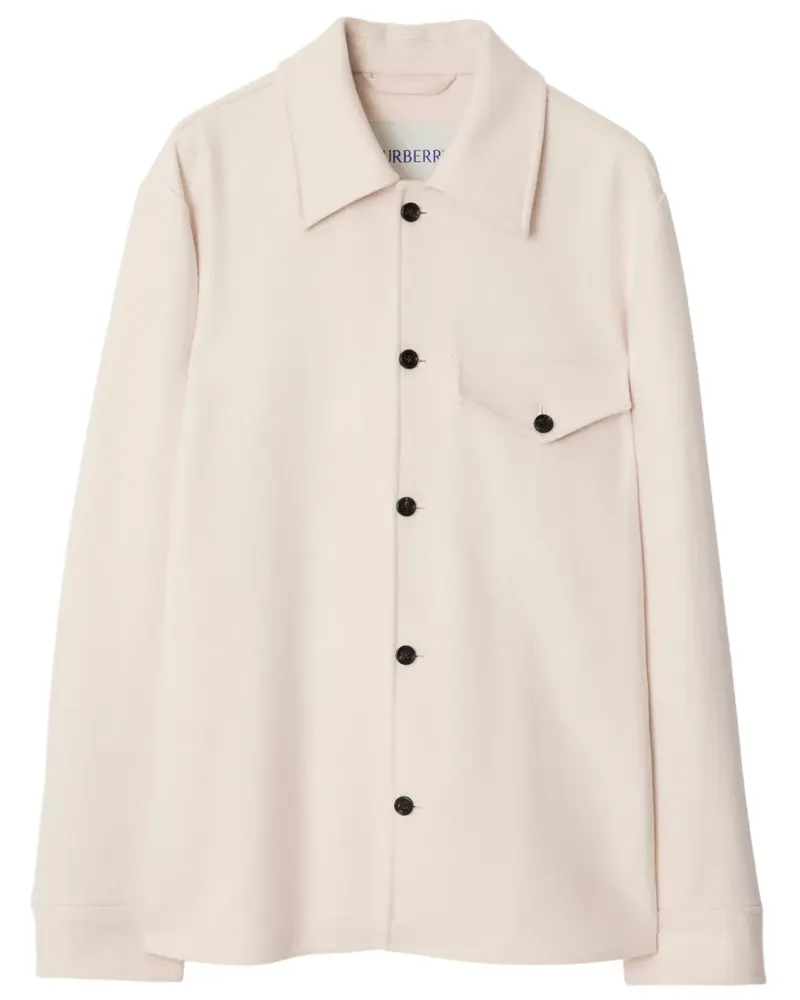 Burberry Hemdjacke aus Kaschmir - Nude Nude