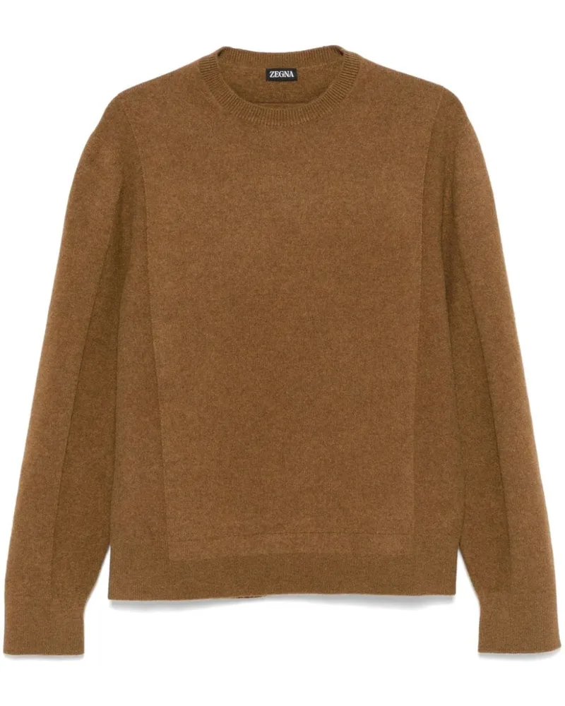 Ermenegildo Zegna Pullover mit Rundhalsausschnitt - Braun Braun