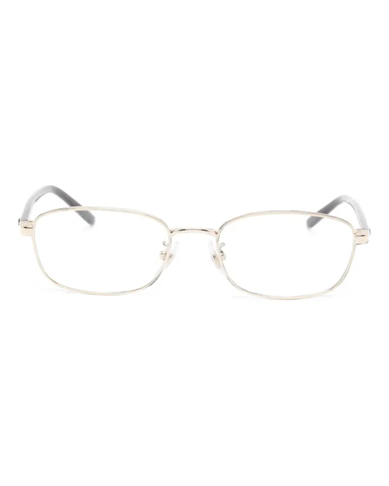 Ray Ban Brille mit Logo-Schild - Gold Gold