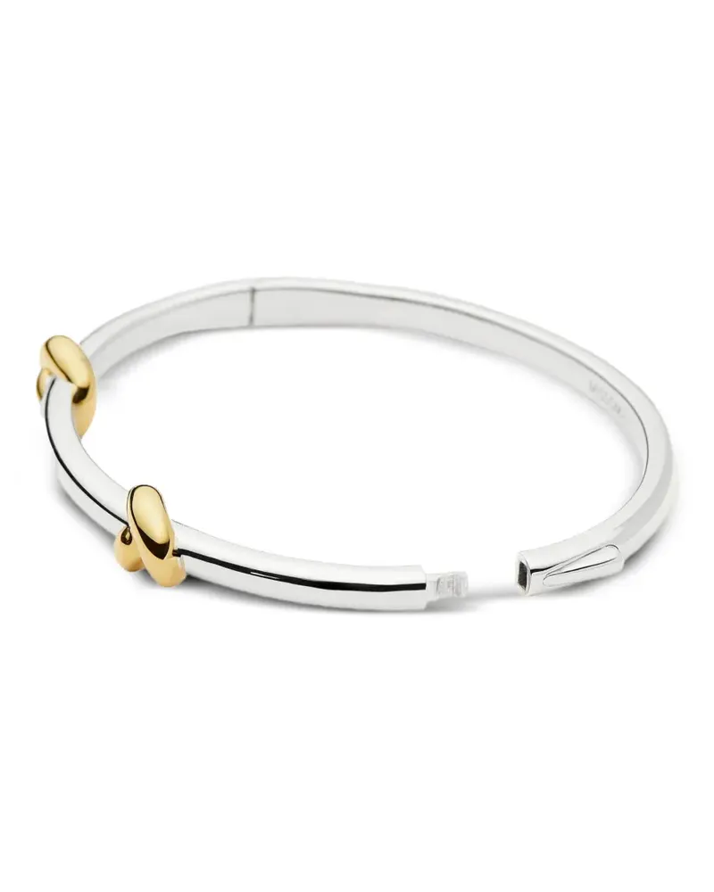 Missoma x Lucy Williams Armreif mit Knoten - Silber Silber