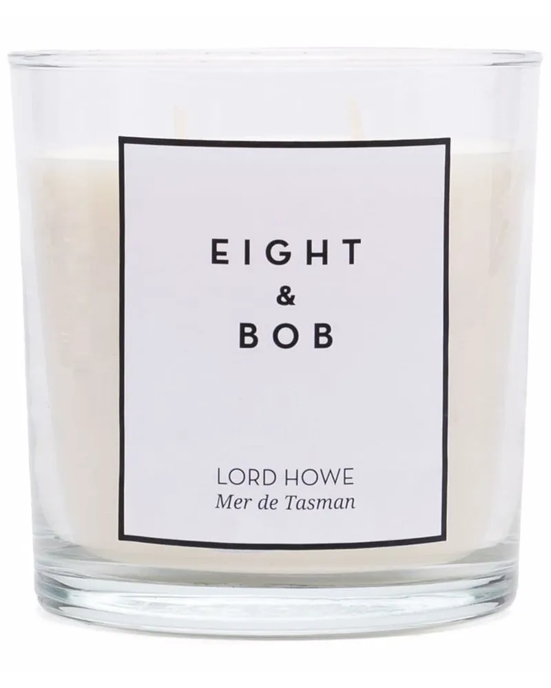 Lord Howe Kerze im Glas - Weiß